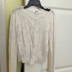 Bonpoint Cream Cardigan